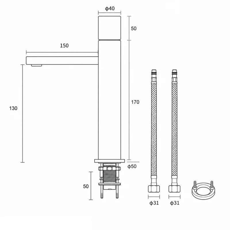 Mitigeur Lavabo Chrome