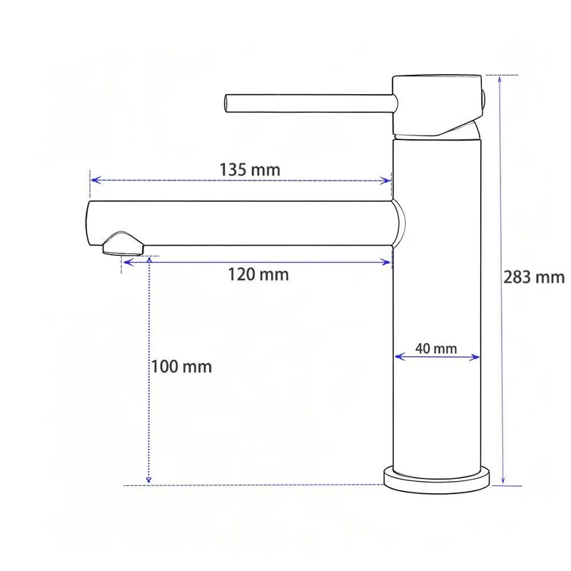 Mitigeur lavabo or rose brossé