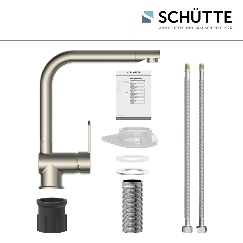 Robinet cuisine Schütte RIO effet inox
