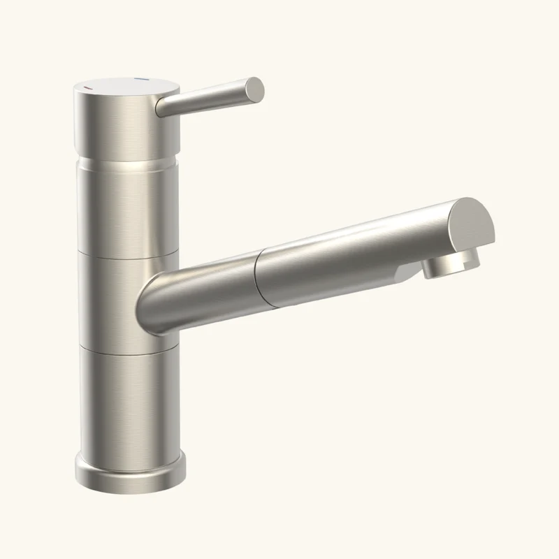 Robinet douchette Schütte UNICORN bec droit inox