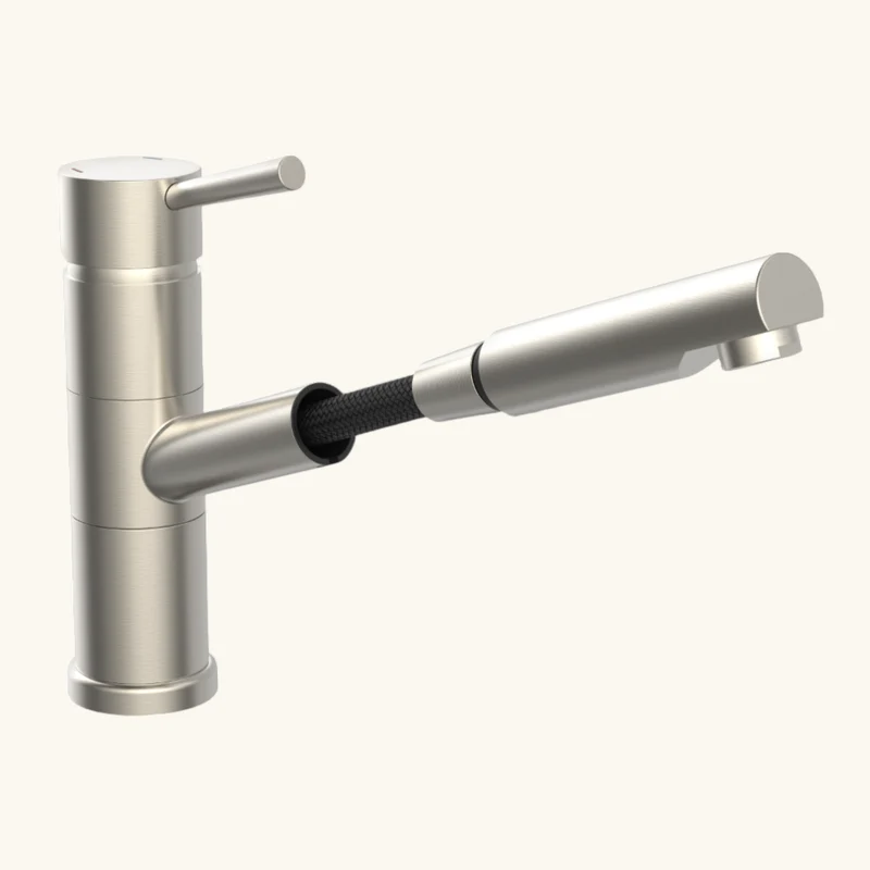 Robinet douchette Schütte UNICORN bec droit inox