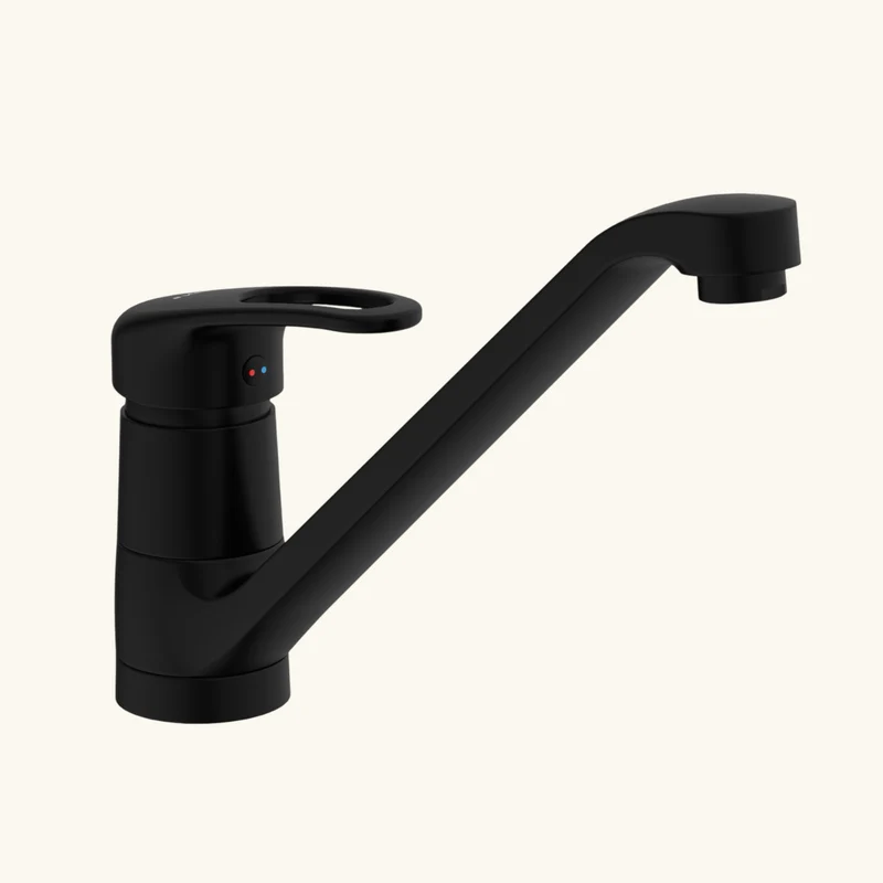 Robinet mitigeur cuisine noir mat Schütte GRANDE