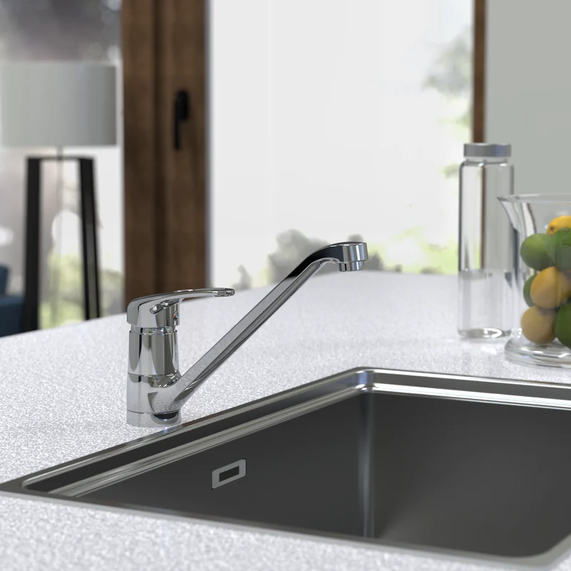 Robinet mitigeur cuisine chromé Schütte GRANDE
