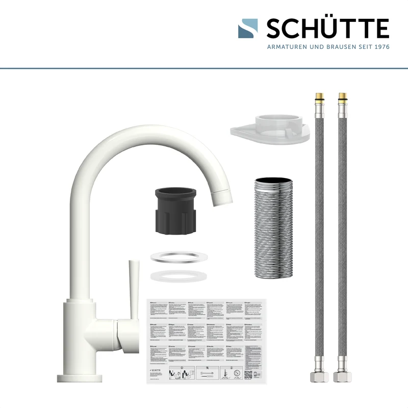 Robinet cuisine Schütte CORNWALL blanc