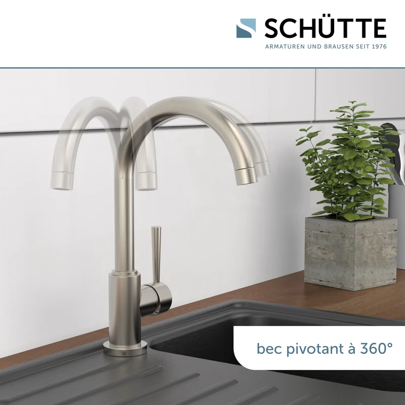 Robinet cuisine Schütte CORNWALL inox