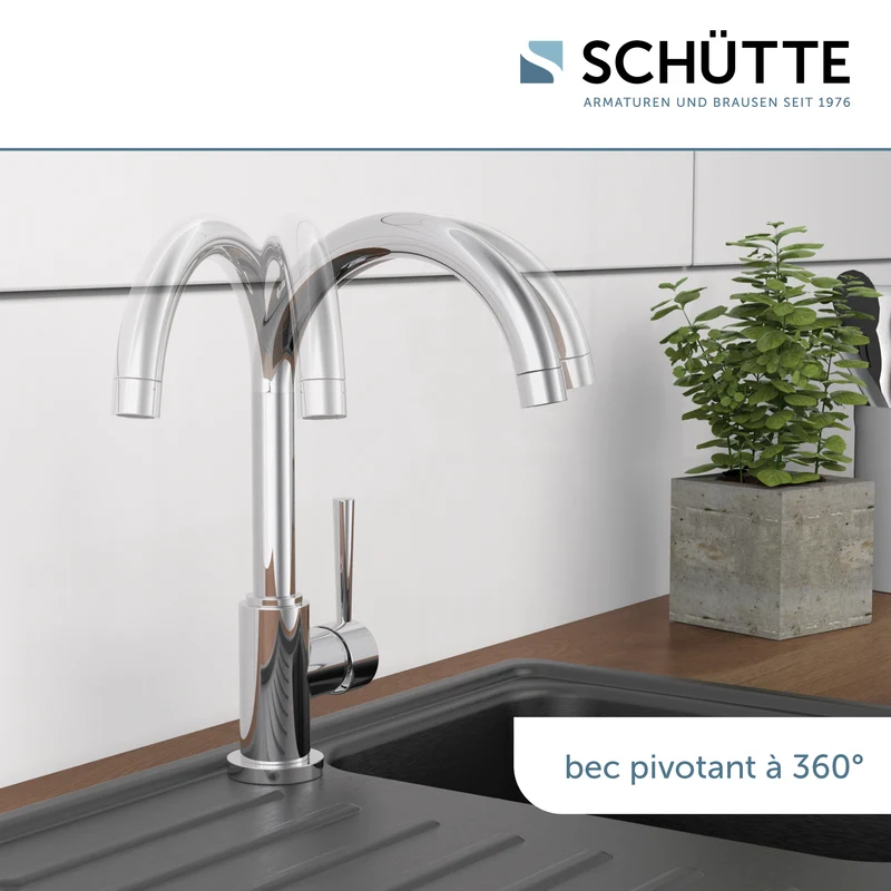 Robinet cuisine Schütte CORNWALL chromé