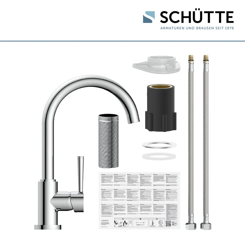 Robinet cuisine Schütte CORNWALL chromé