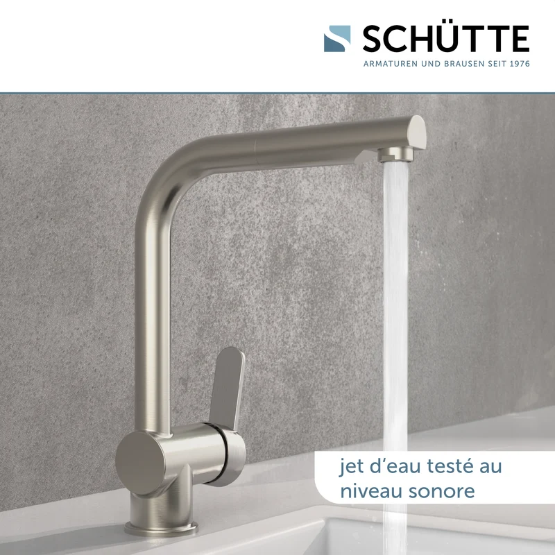 Robinet Douchette Schütte LONDON effet inox