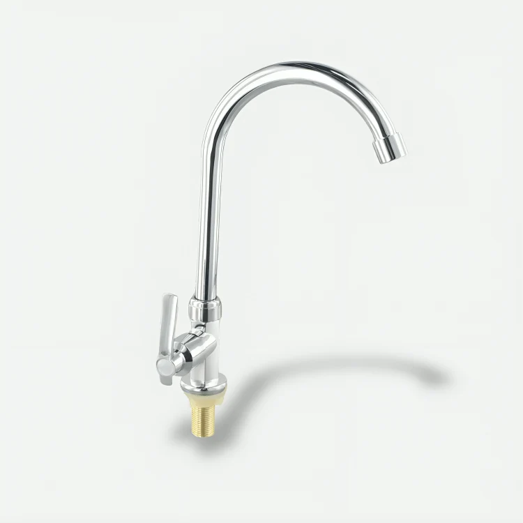 Robinet évier cuisine inox à levier unique – Design classique