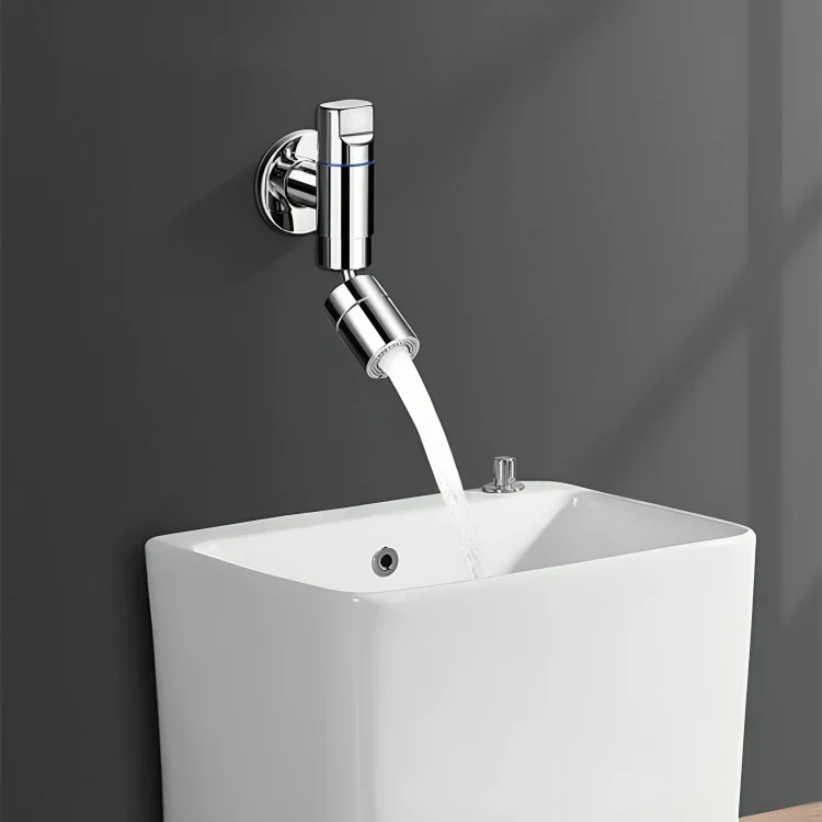 Robinet mural salle de bain – eau froide uniquement