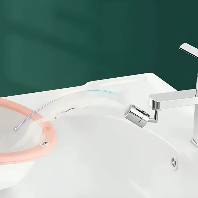 Extension robinet rotatif 720 degrés - Adaptateur anti-éclaboussures