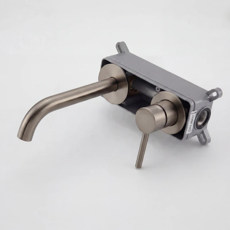 Mitigeur encastré inox brossé