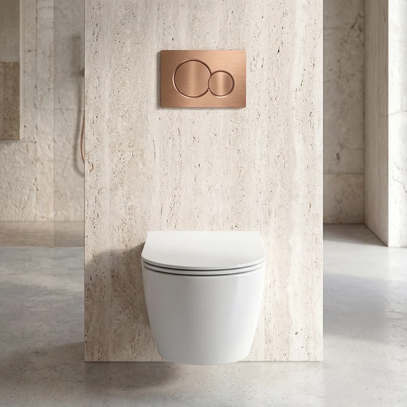 Plaque de commande WC suspendu