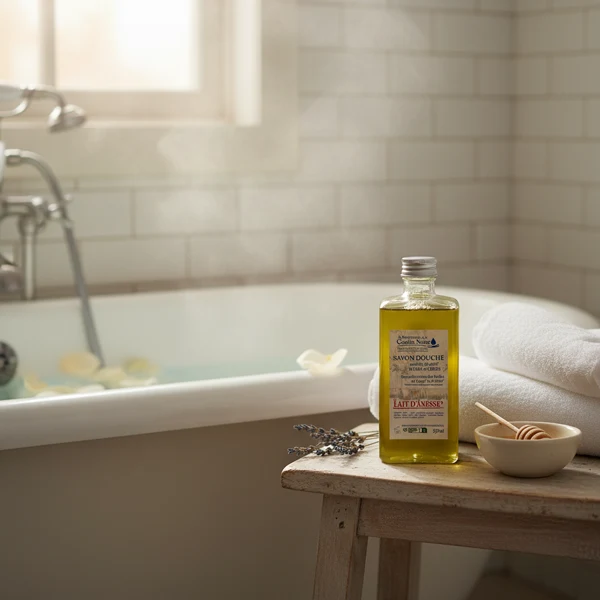 Savon douche au lait d'ânesse - 250 ml