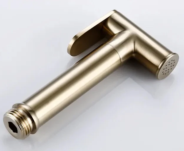 Douchette hygiénique or brossé