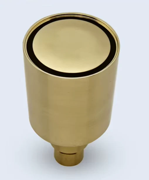 Douche extérieure dorée brossé