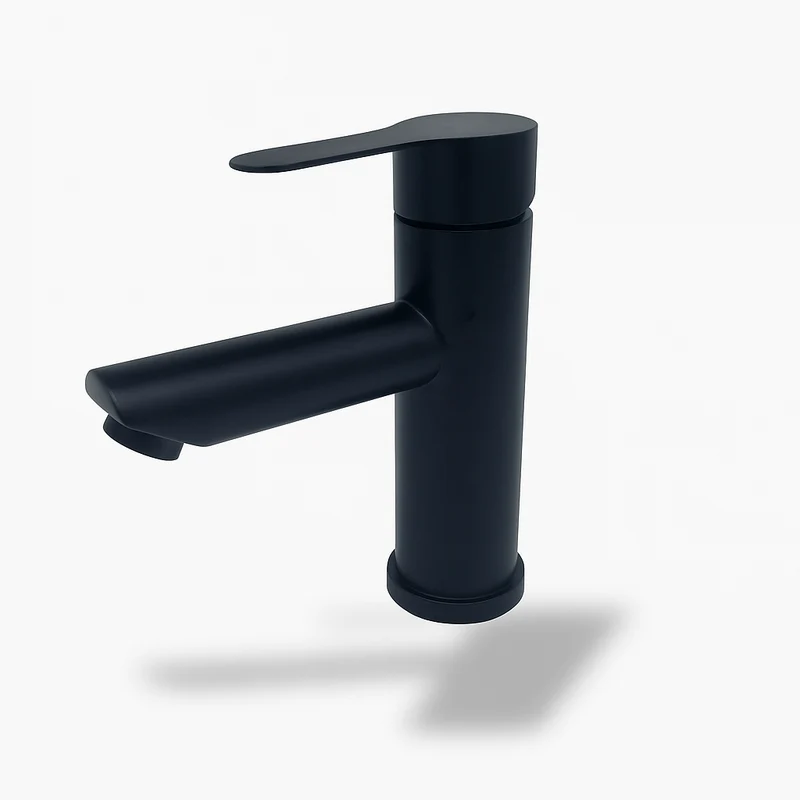 Robinet de lavabo en acier inoxydable brossé