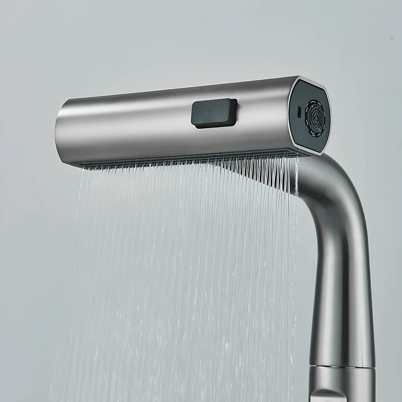 Robinet cascade avec affichage température