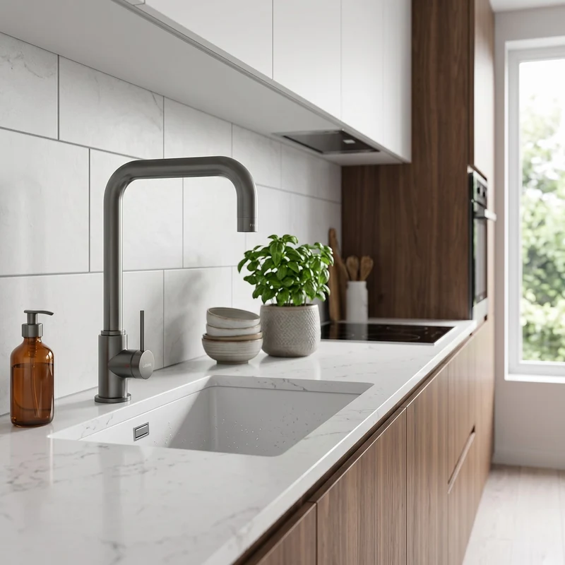 Robinet Luisina EZRA gris graphite