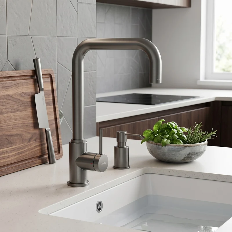 Robinet Luisina EZRA gris graphite