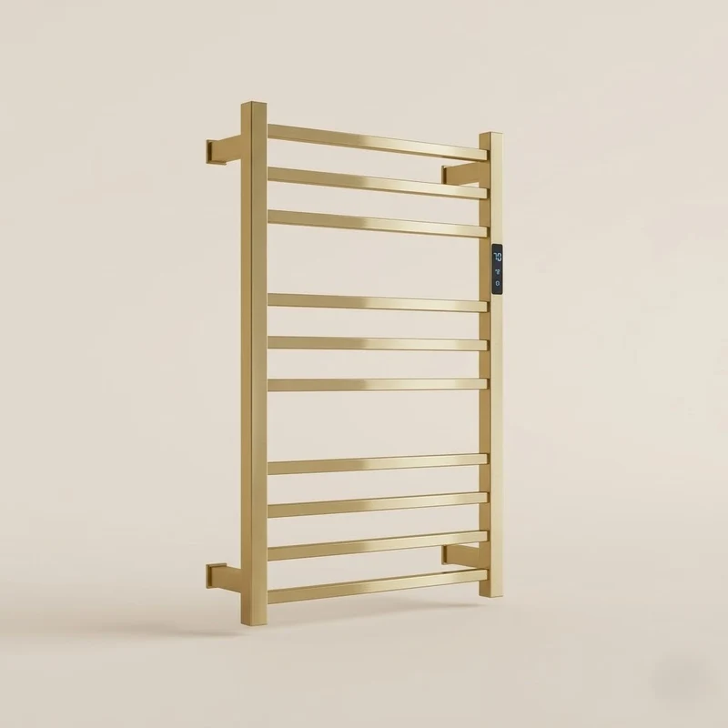 Porte-serviette Chauffant Électrique Mural - Acier Inox 304 - Programmable & Intelligent