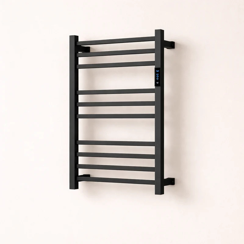 Porte-serviette Chauffant Électrique Mural - Acier Inox 304 - Programmable & Intelligent