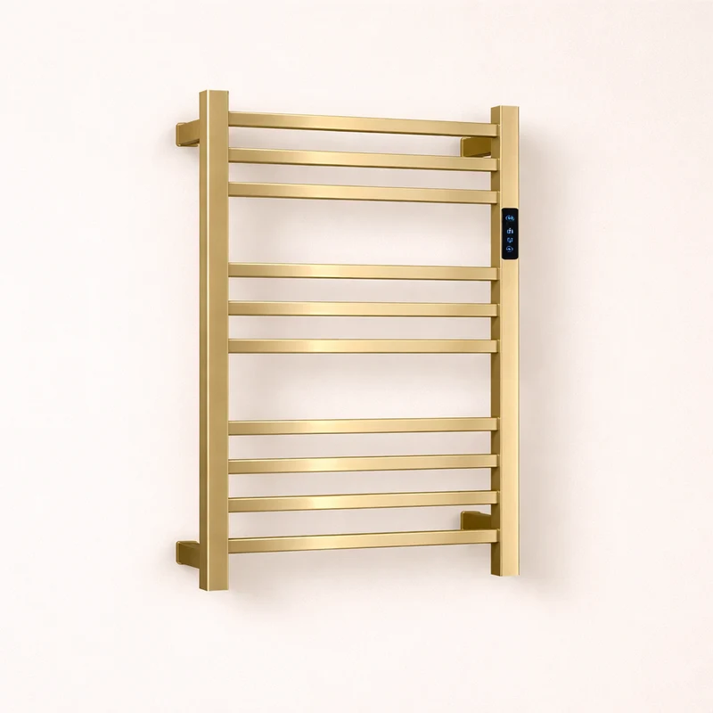 Porte-serviette Chauffant Électrique Mural - Acier Inox 304 - Programmable & Intelligent
