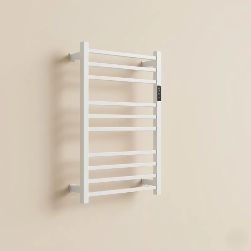 Porte-serviette Chauffant Électrique Mural - Acier Inox 304 - Programmable & Intelligent