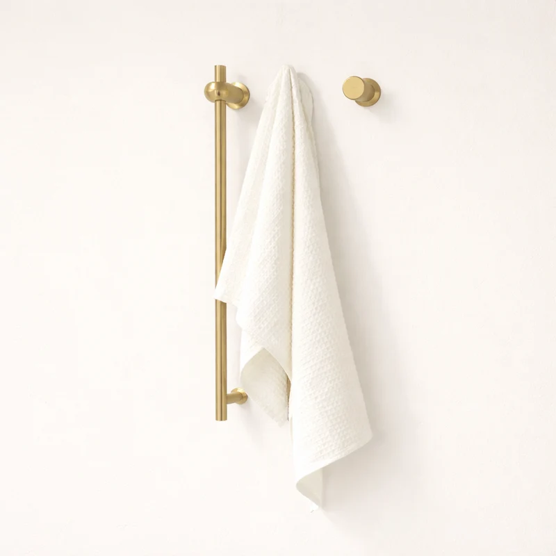 Sèche-serviette Vertical Électrique Design Minimaliste - 2 Barres Acier Inox 304