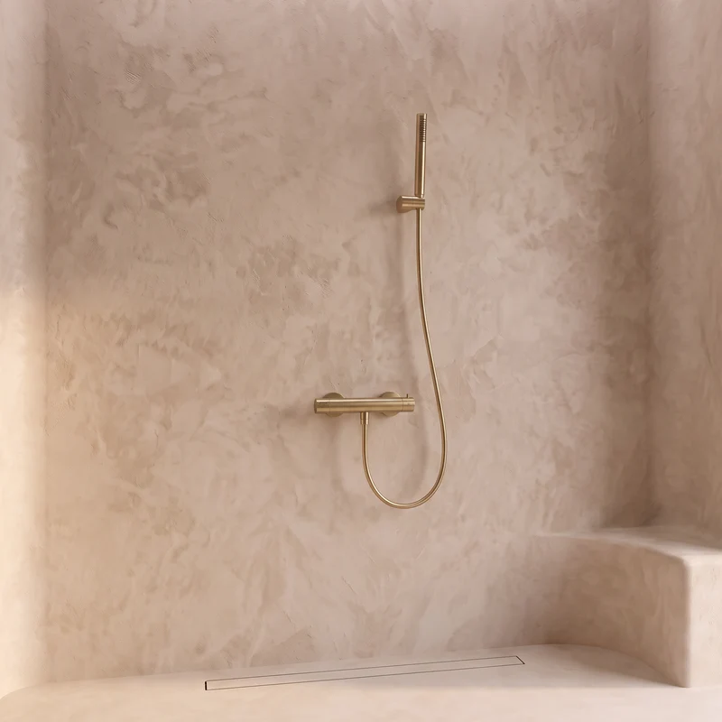 Mitigeur de douche thermostatique avec douchette