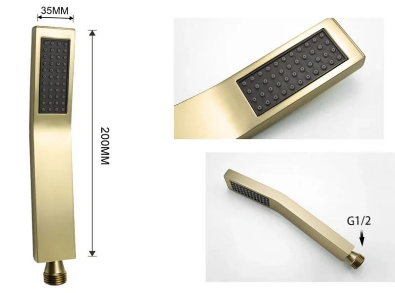 Mitigeur de douche thermostatique avec douchette