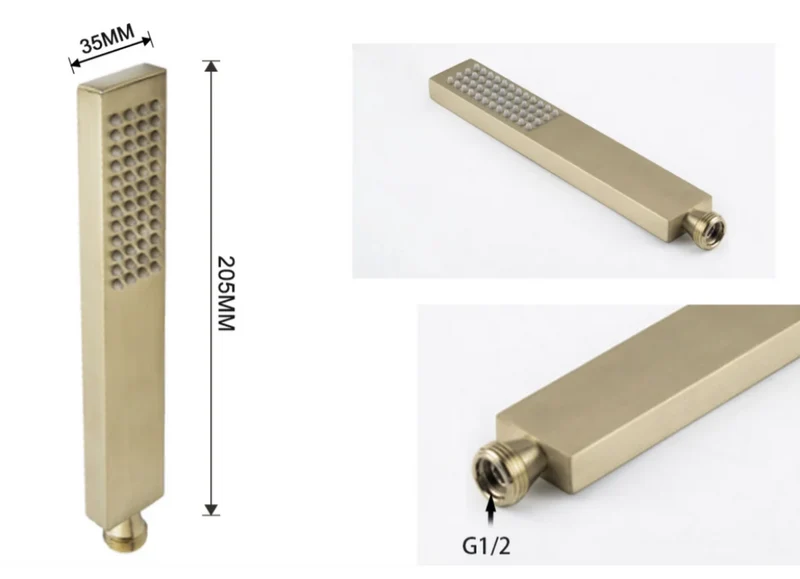 Mitigeur de douche thermostatique avec douchette