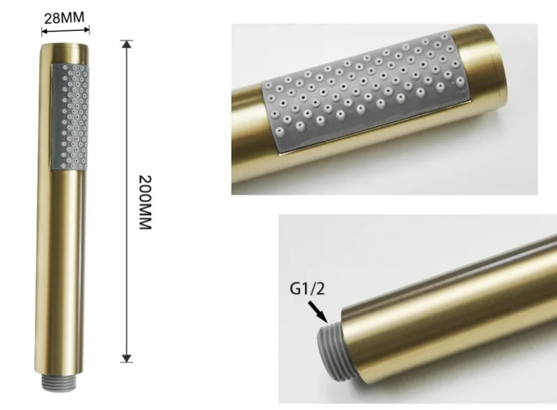 Mitigeur de douche thermostatique avec douchette