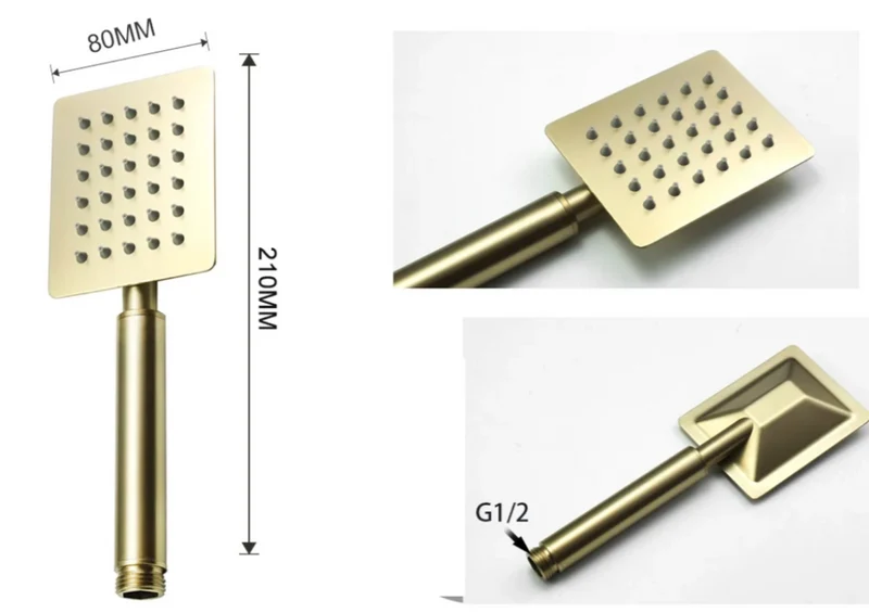 Mitigeur de douche thermostatique avec douchette