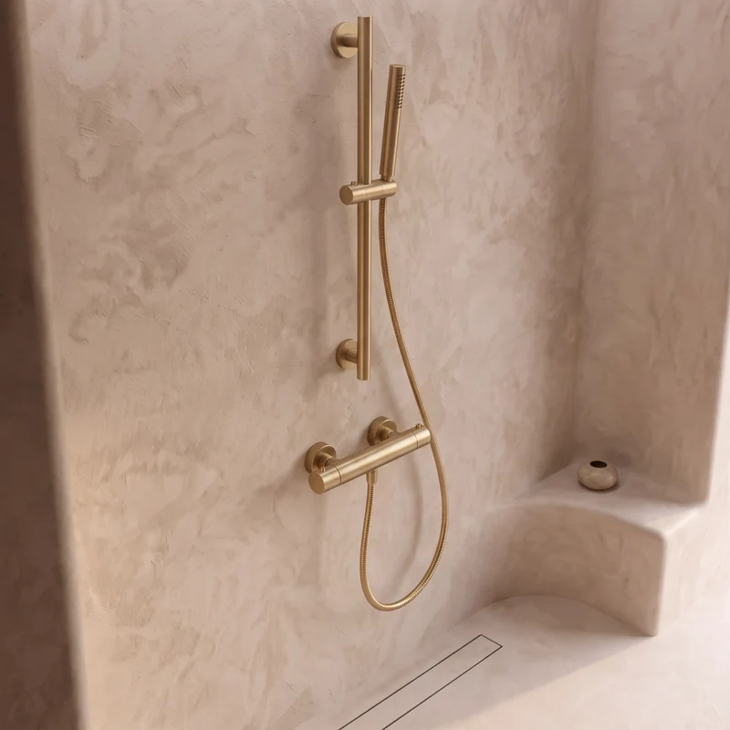 Mitigeur de douche thermostatique avec douchette