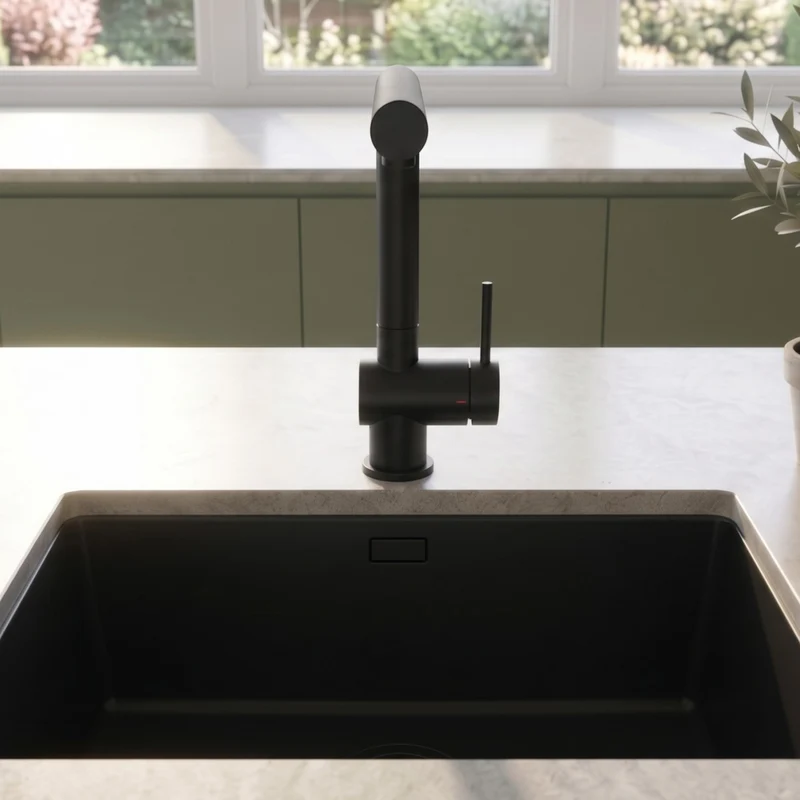 Robinet Douchette Luisina noir mat CHIARA