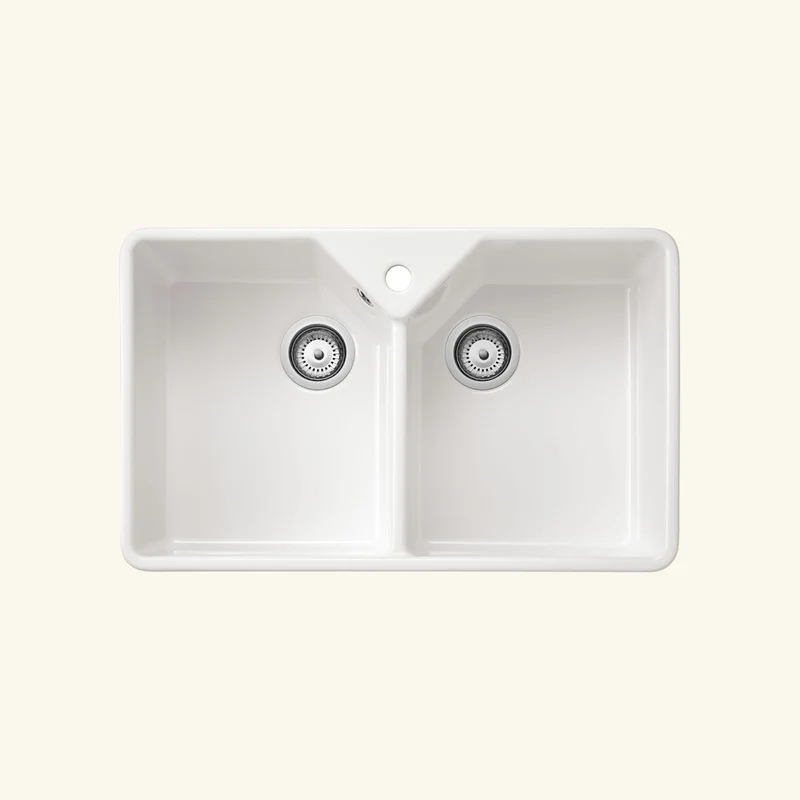 Siphon gain de place CUIPD708-A pour évier cuisine 2 bacs
