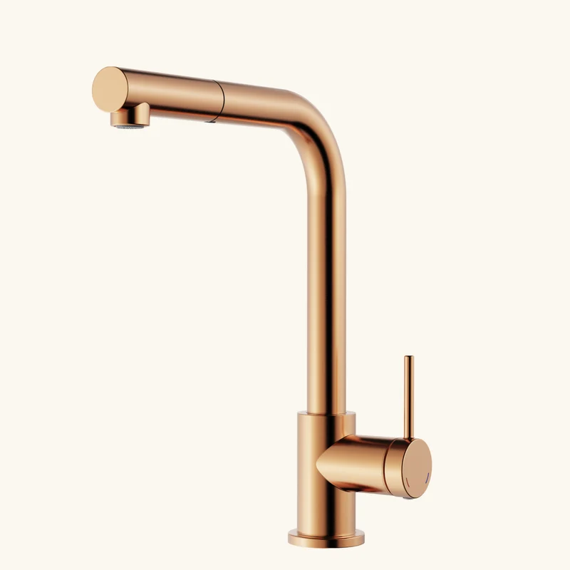 Robinet douchette inox PVD cuivre MAYA