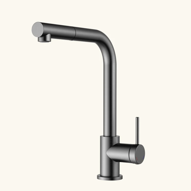 Robinet douchette inox noir métallisé PVD MAYA