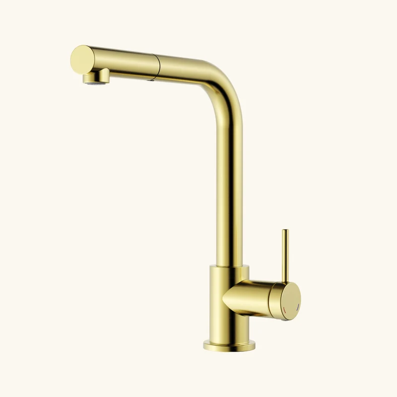 Robinet douchette inox PVD doré MAYA