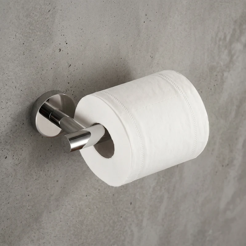 Porte-serviettes / Papier toilette chromé