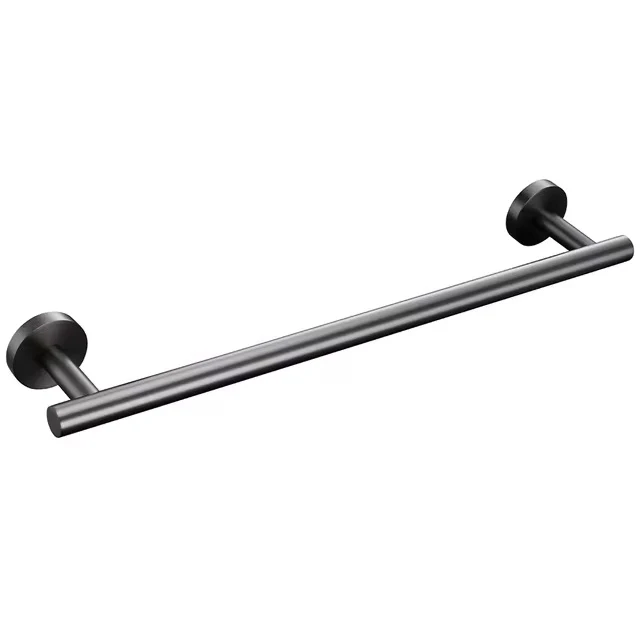 Porte-serviettes gris brossé