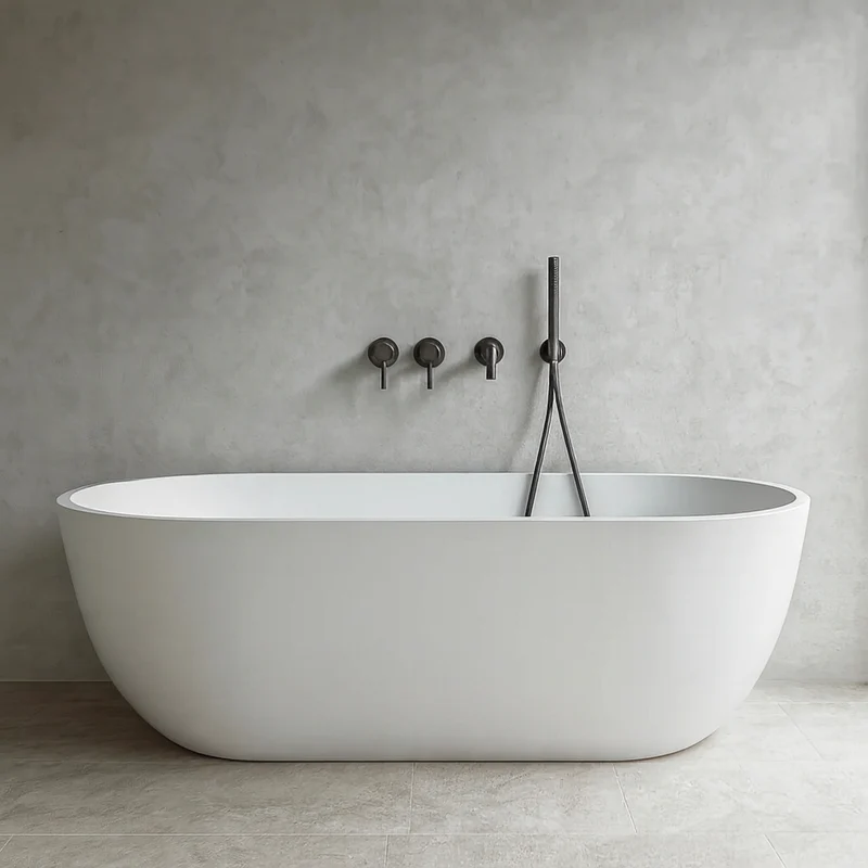 Ensemble de bain gris brossé
