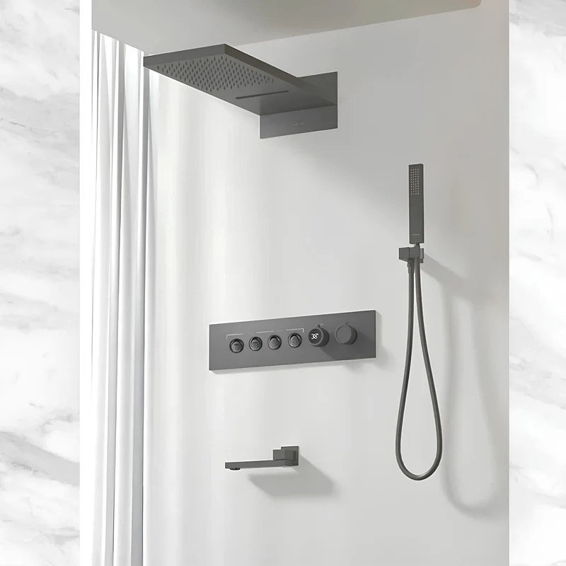 Colonne de Douche Encastrable LED