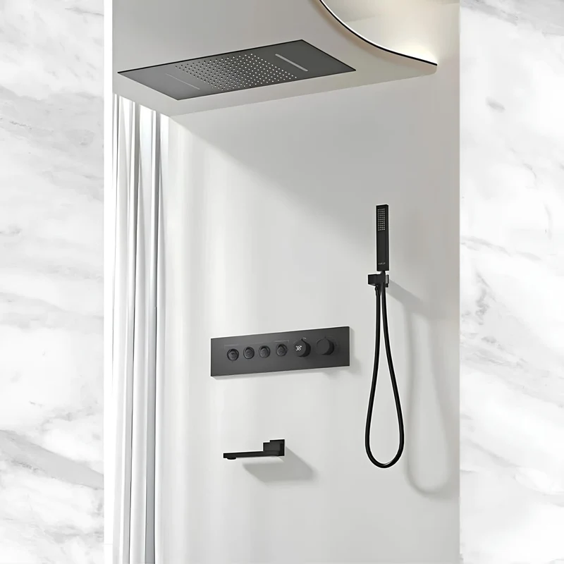 Colonne de Douche Encastrable LED