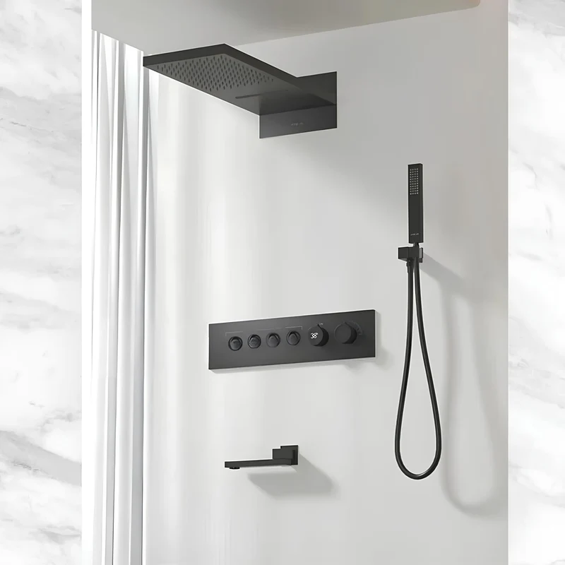 Colonne de Douche Encastrable LED