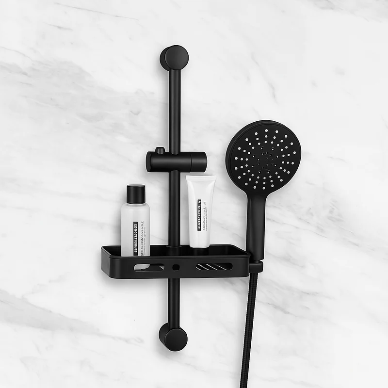 Colonne de Douche Noire Acier Inox
