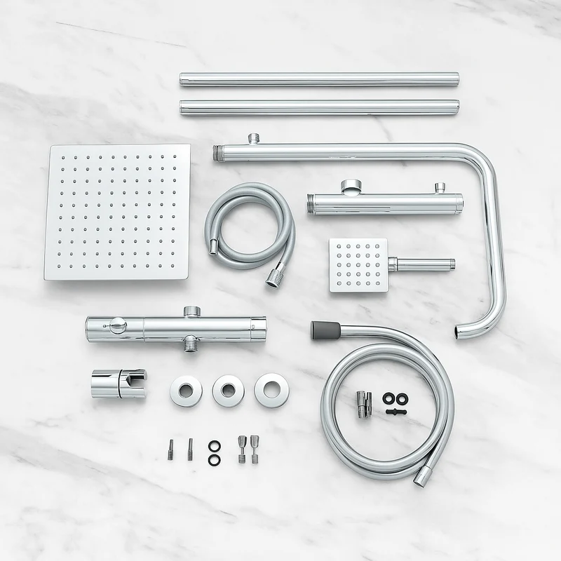 Colonne de Douche Thermostatique Chrome