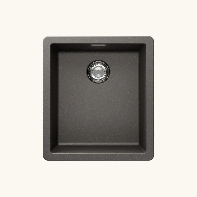 Bonde évier chromée PERFECT DRAIN Panier bouchon manuel 1 bac pour évier Schock