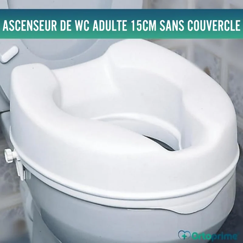 Élévateur WC Adultes 15 cm | Alzateur WC Universel